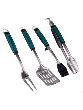 Char-Broil Comfort-Grip 4-Piece Stainless Steel BBQ Tool Set